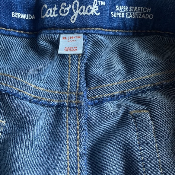 Cat & Jack long blue soft shorts - Picture 3 of 3